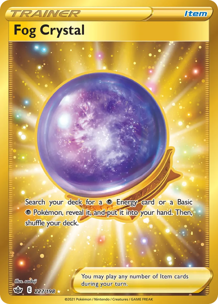 Fog Crystal #227 Chilling Reign Pokemon card