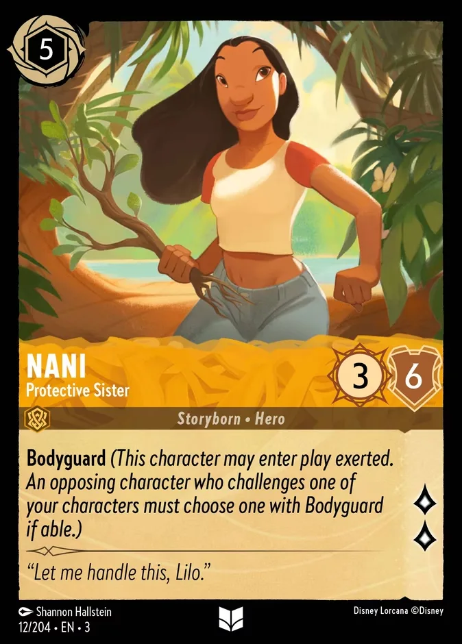 Nani #12 Into the Inklands Disney Lorcana card