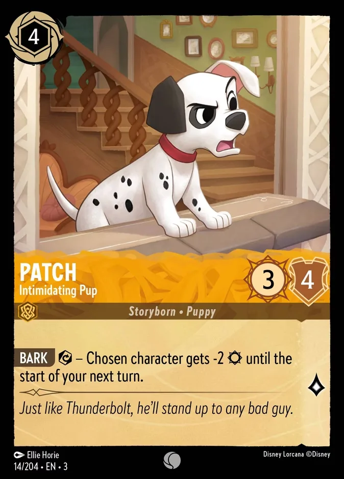 Patch #14 Into the Inklands Disney Lorcana card