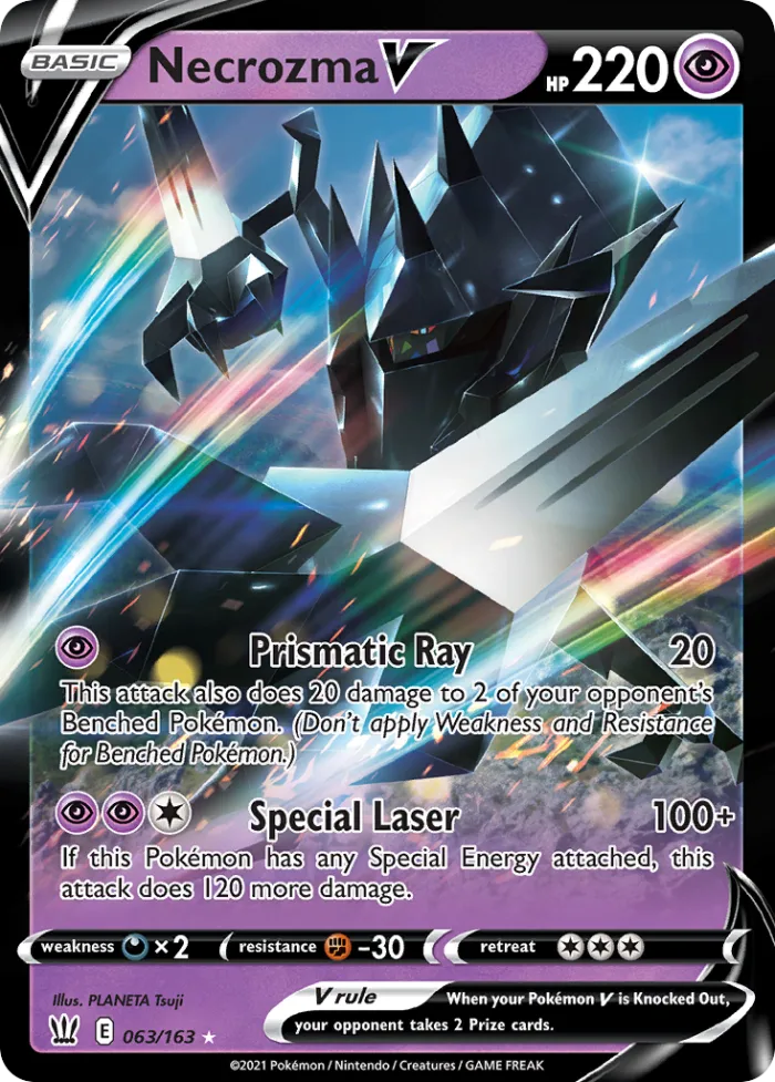 Necrozma V #63 Battle Styles Pokemon card