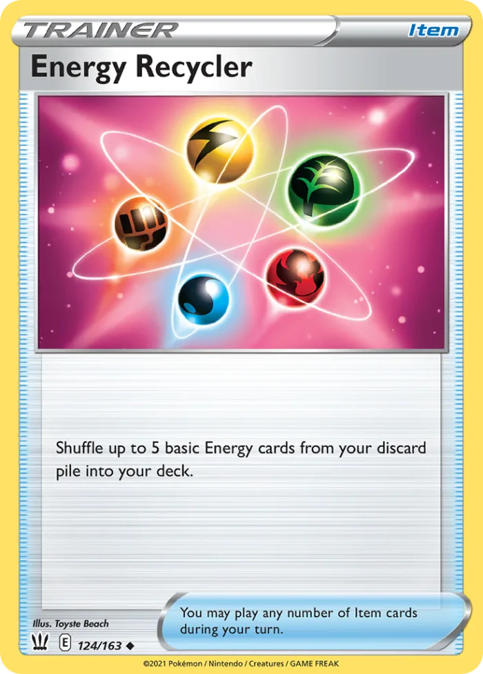 Energy Recycler #124 Battle Styles Pokemon card