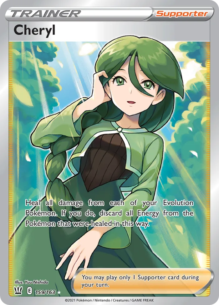 Cheryl #159 Battle Styles Pokemon card