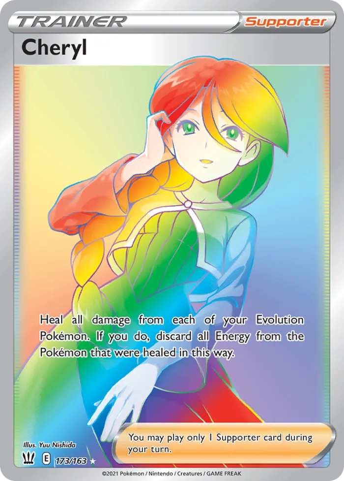 Cheryl #173 Battle Styles Pokemon card