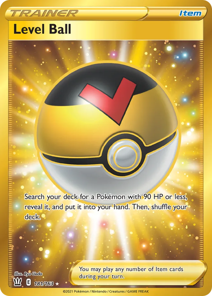 Level Ball #181 Battle Styles Pokemon card