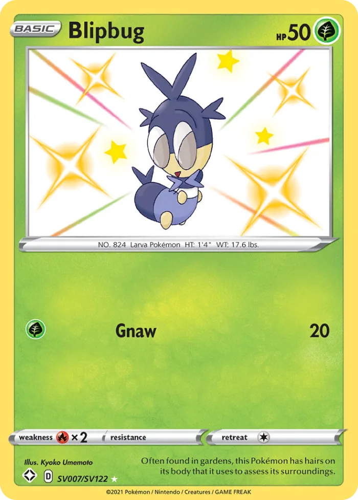 Blipbug #SV007 Shining Fates Pokemon card