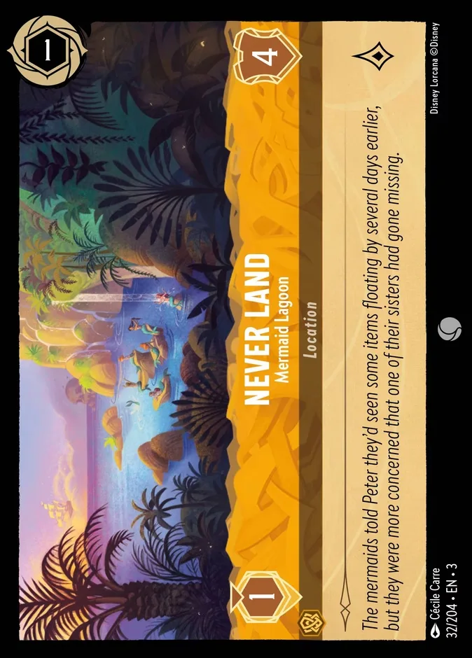 Never Land #32 Into the Inklands Disney Lorcana card