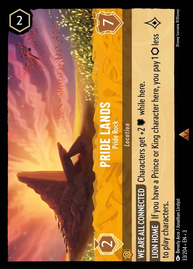 Pride Lands #33 Into the Inklands Disney Lorcana card