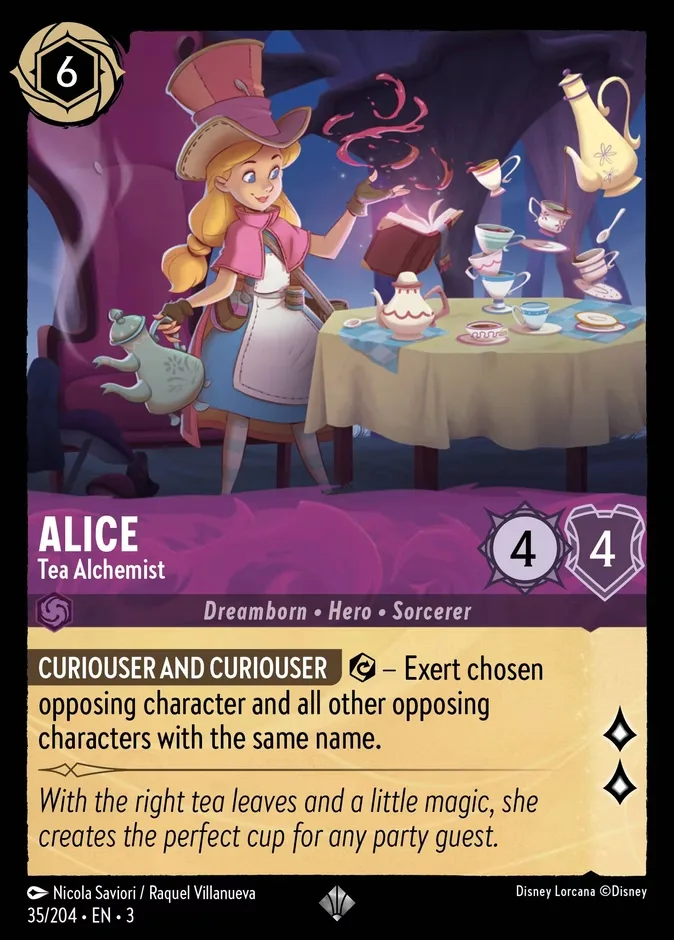 Alice #35 Into the Inklands Disney Lorcana card