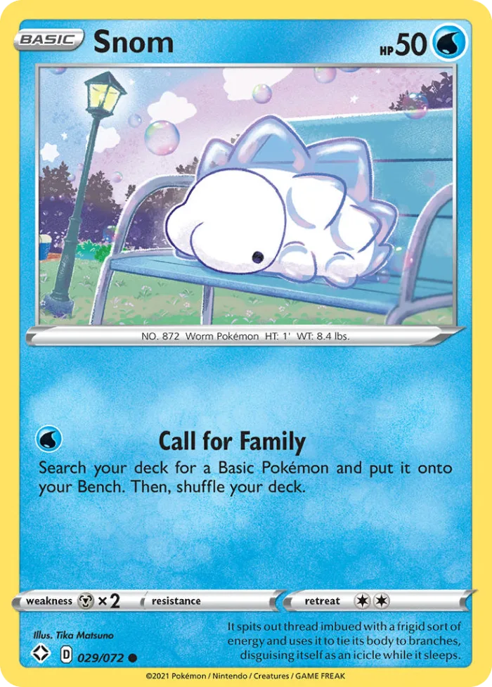 Snom #29 Shining Fates Pokemon card