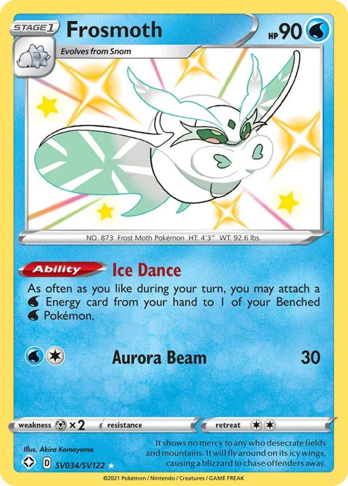Frosmoth Shining Fates card