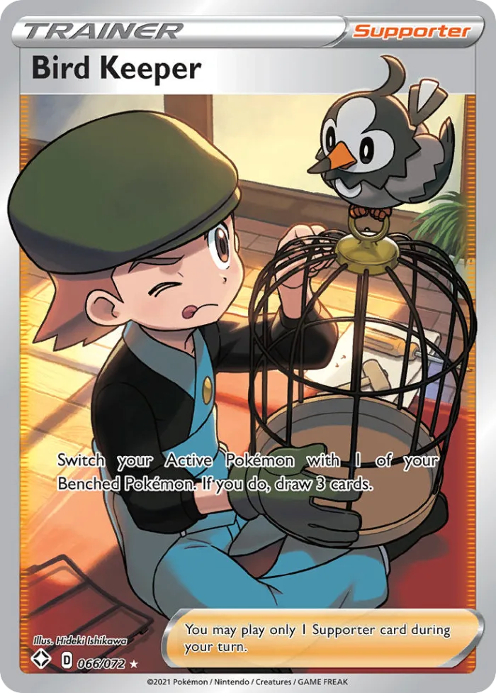 Bird Keeper #66 Shining Fates Pokemon card