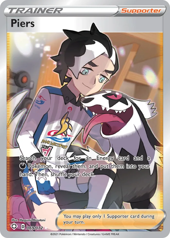 Piers #69 Shining Fates Pokemon card