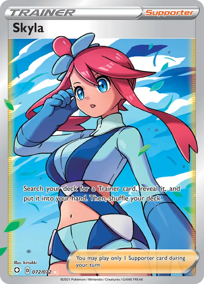 Skyla #72 Shining Fates Pokemon card