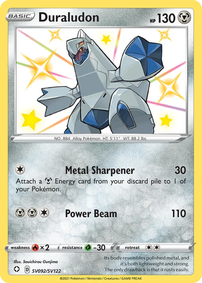 Duraludon #SV092 Shining Fates Pokemon card