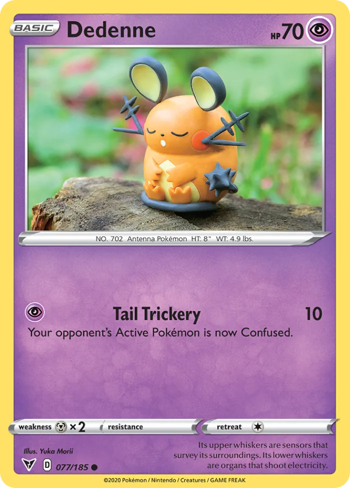 Dedenne #77 Vivid Voltage Pokemon card