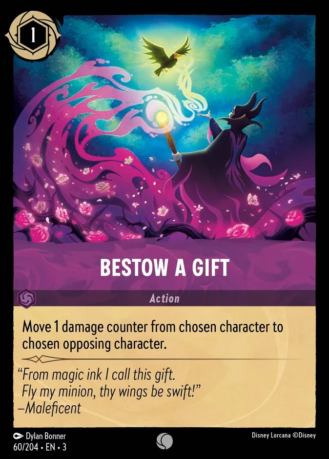 Bestow a Gift #60 Into the Inklands Disney Lorcana card