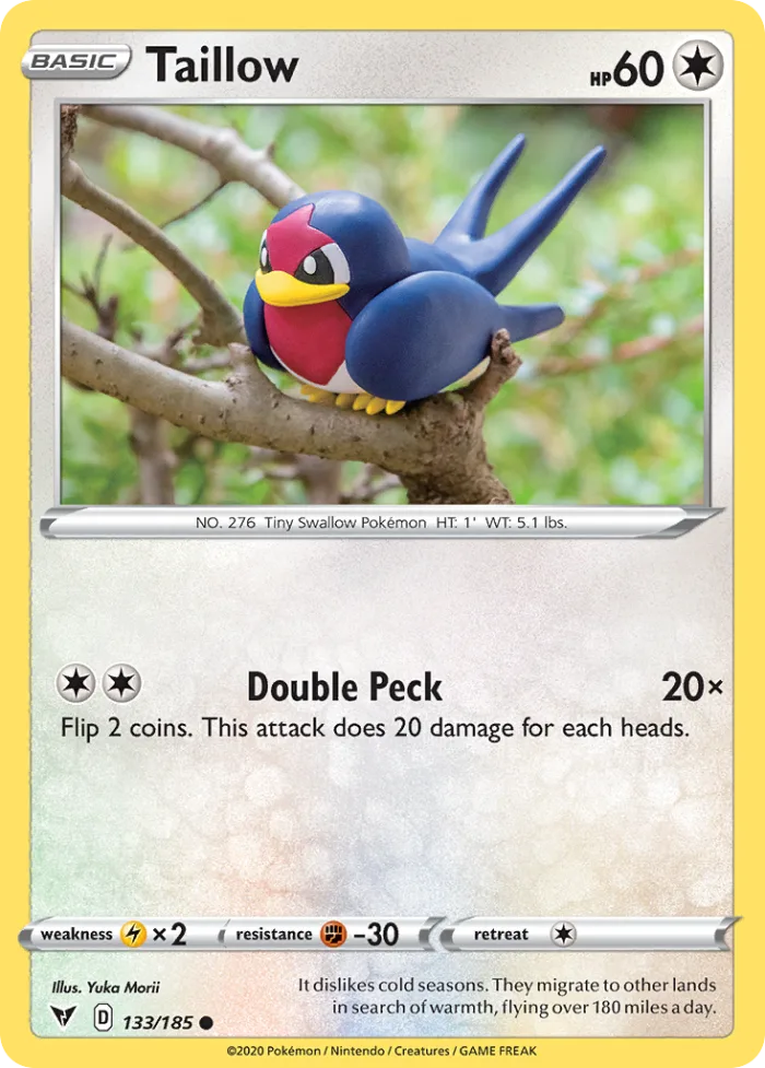 Taillow #133 Vivid Voltage Pokemon card