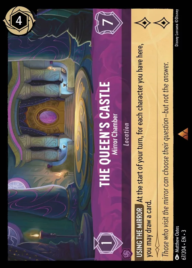 The Queen's Castle #67 Into the Inklands Disney Lorcana card