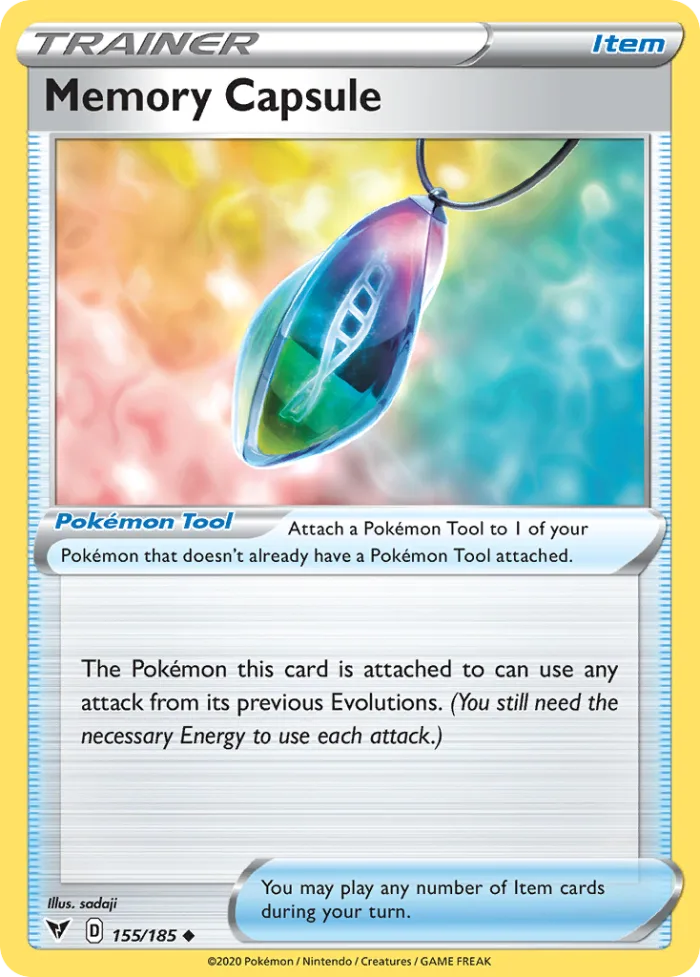 Memory Capsule #155 Vivid Voltage Pokemon card