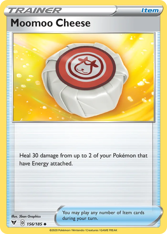 Moomoo Cheese #156 Vivid Voltage Pokemon card
