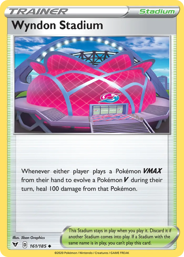 Wyndon Stadium #161 Vivid Voltage Pokemon card