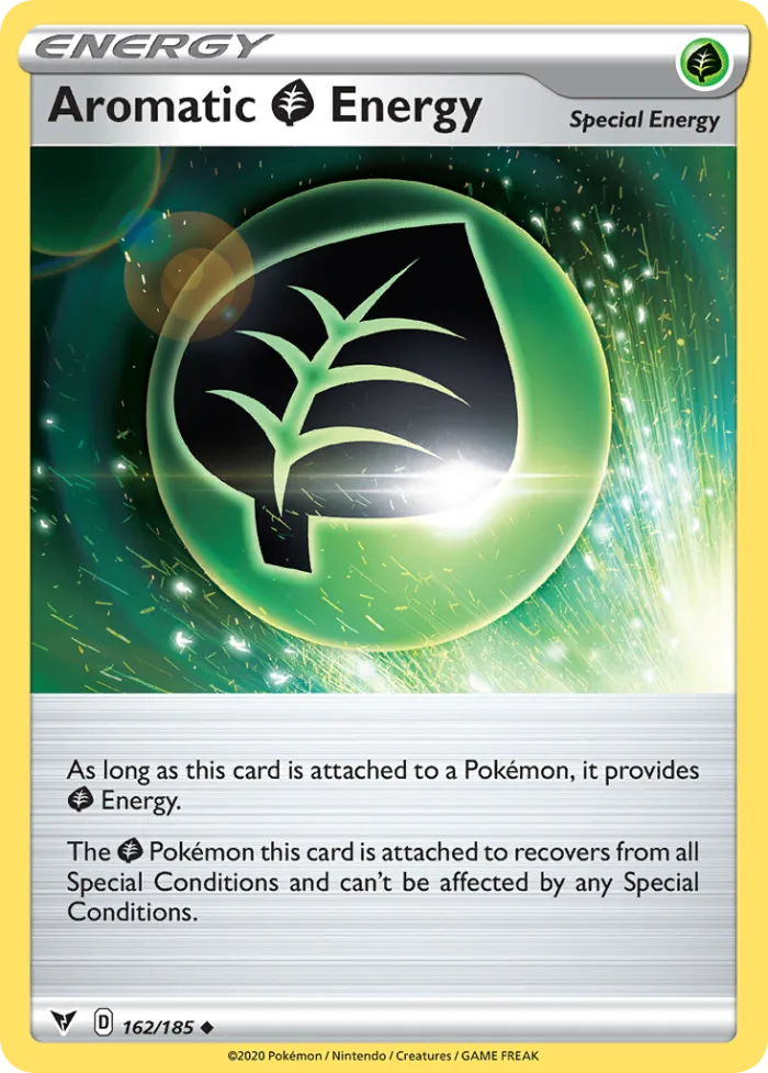 Aromatic Grass Energy #162 Vivid Voltage Pokemon card