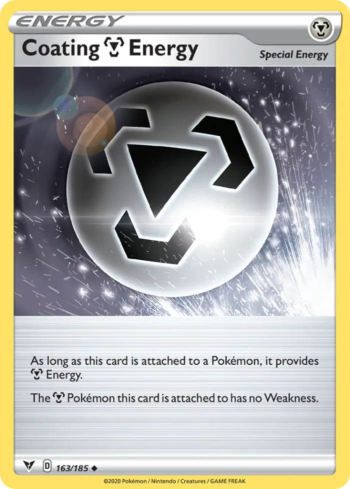 Coating Metal Energy #163 Vivid Voltage Pokemon card