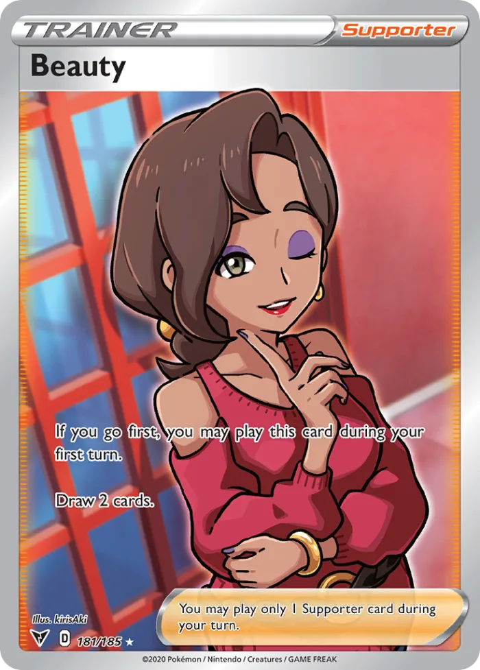 Beauty #181 Vivid Voltage Pokemon card