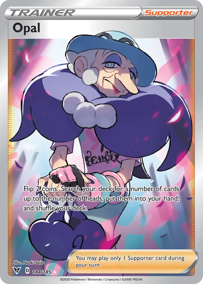 Opal #184 Vivid Voltage Pokemon card