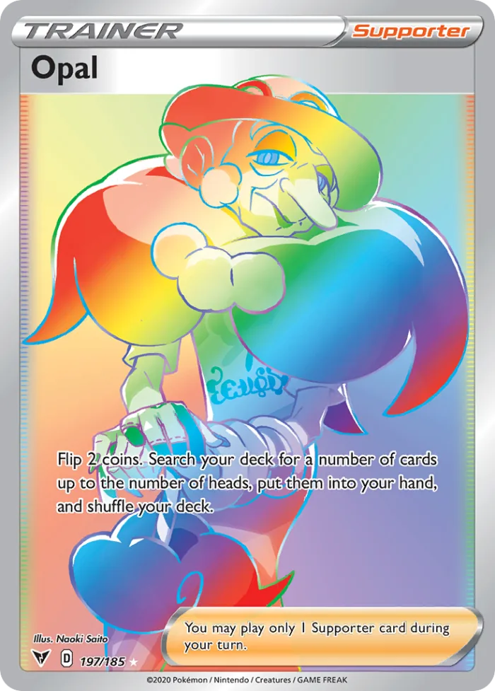 Opal #197 Vivid Voltage Pokemon card