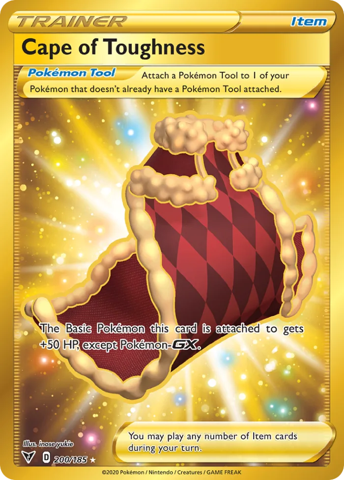 Cape of Toughness #200 Vivid Voltage Pokemon card