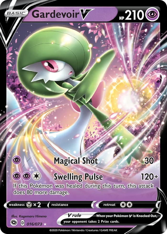 Gardevoir V #16 Champion's Path Pokemon card