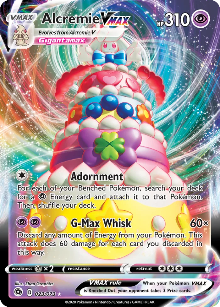 Alcremie VMAX #23 Champion's Path Pokemon card