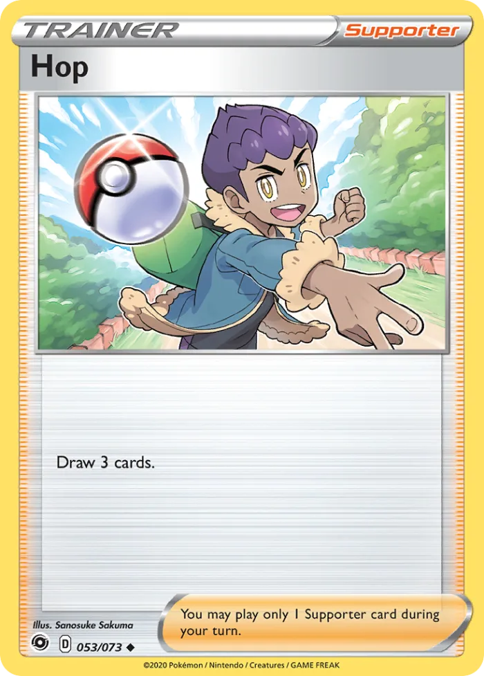 Hop #53 Champion's Path Pokemon card