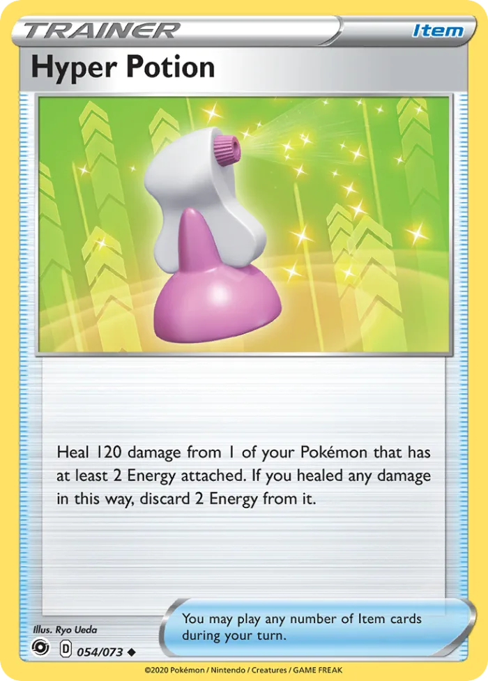 Hyper Potion #54 Champion's Path Pokemon card