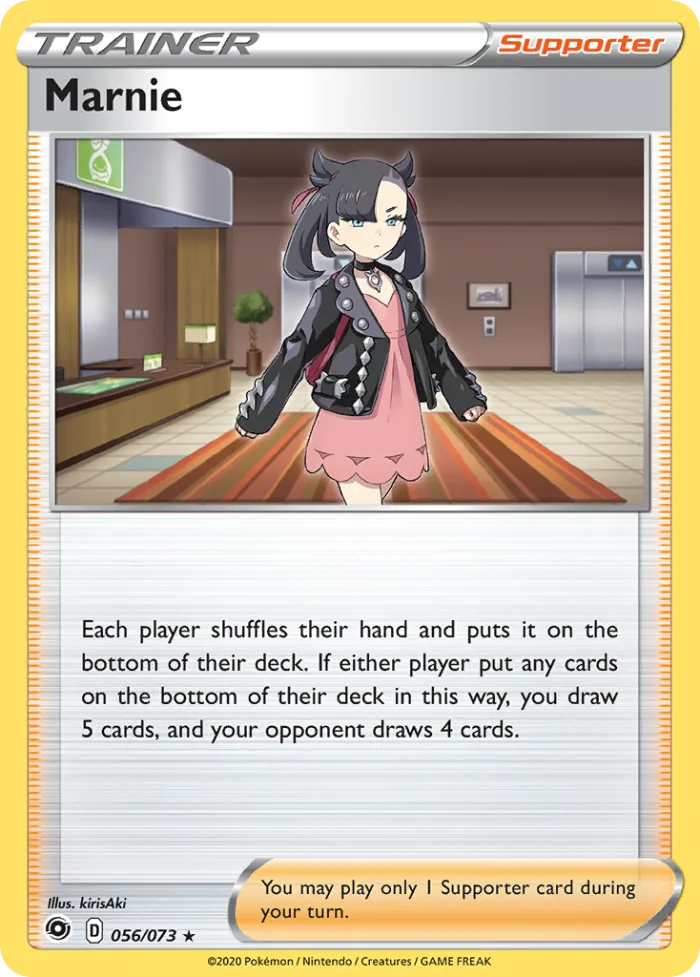 Marnie #56 Champion's Path Pokemon card