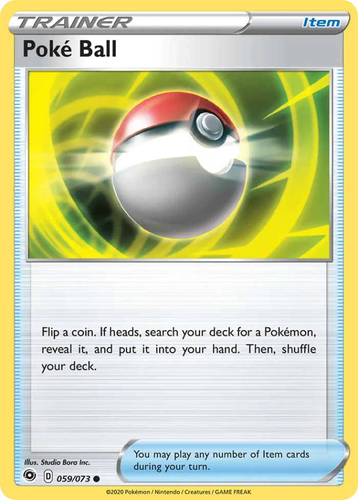 Poké Ball #59 Champion's Path Pokemon card