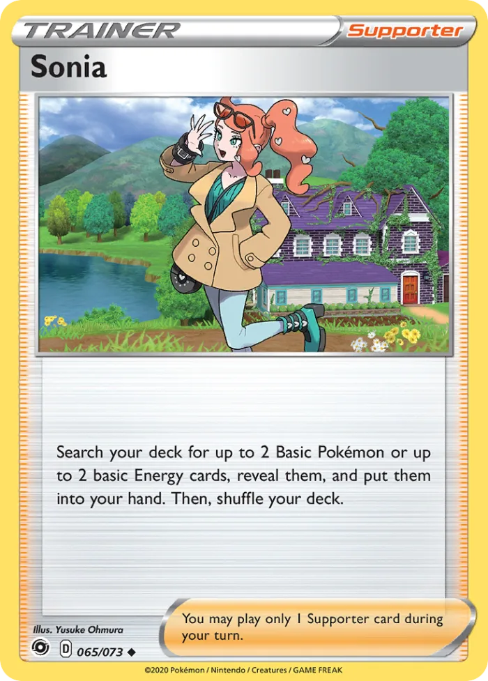 Sonia #65 Champion's Path Pokemon card