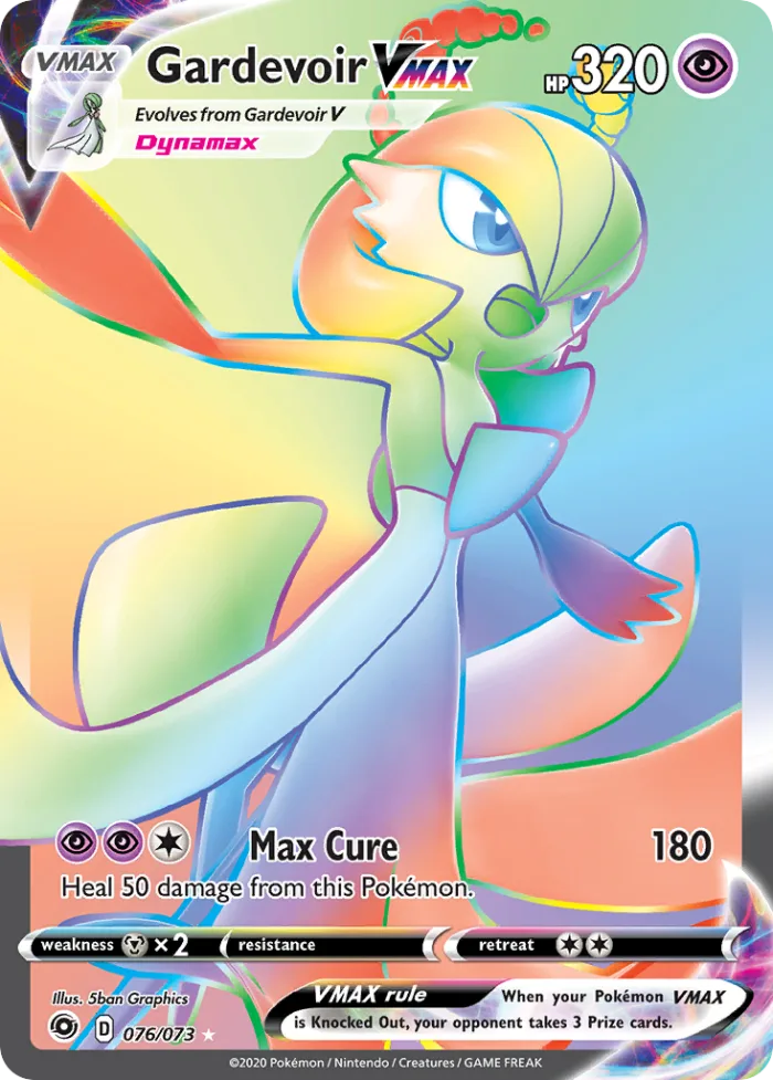 Gardevoir VMAX #76 Champion's Path Pokemon card