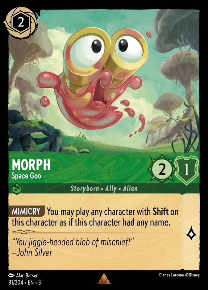 Morph #81 Into the Inklands Disney Lorcana card