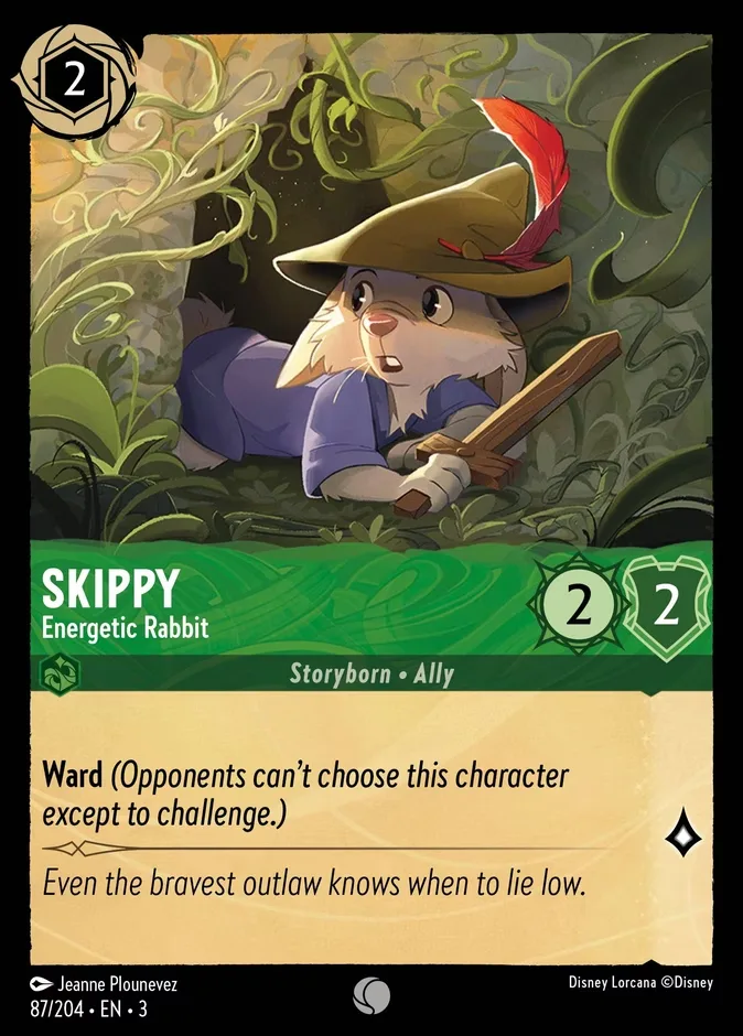 Skippy #87 Into the Inklands Disney Lorcana card