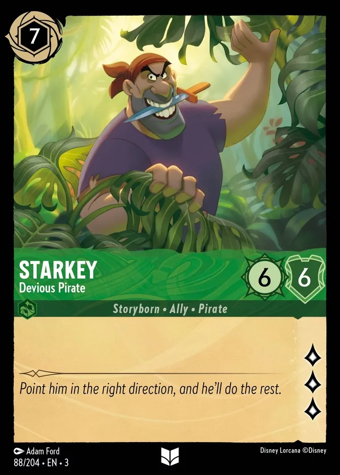 Starkey #88 Into the Inklands Disney Lorcana card