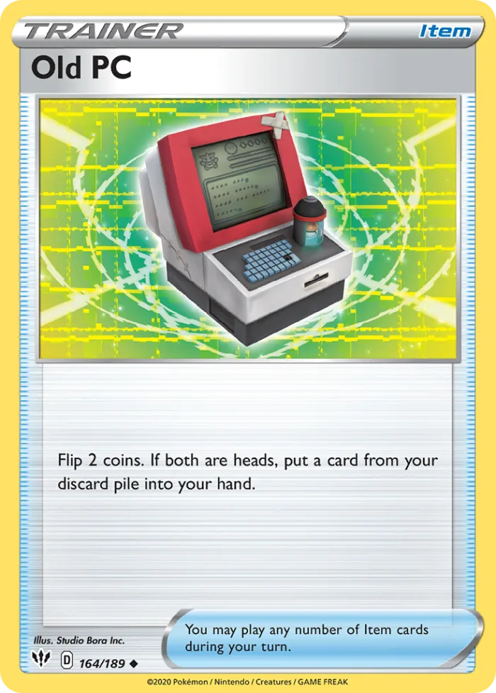 Old PC #164 Darkness Ablaze Pokemon card