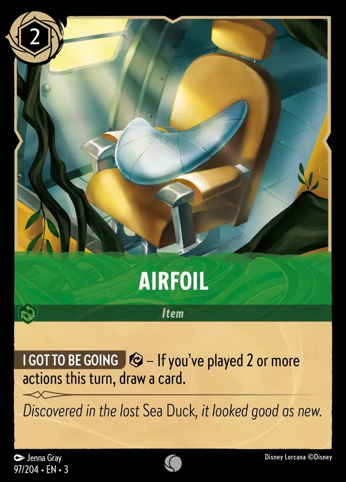 Airfoil #97 Into the Inklands Disney Lorcana card