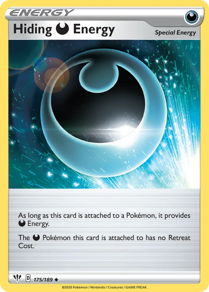Hiding Darkness Energy #175 Darkness Ablaze Pokemon card