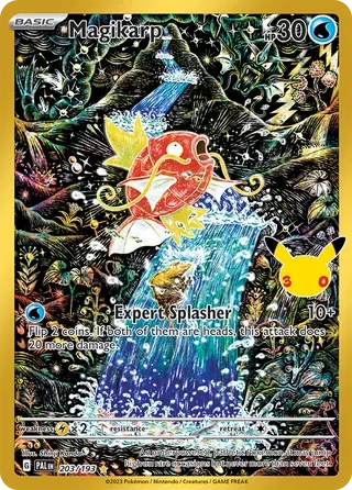 Magikarp #PAL203 30th Celebration Pokemon card