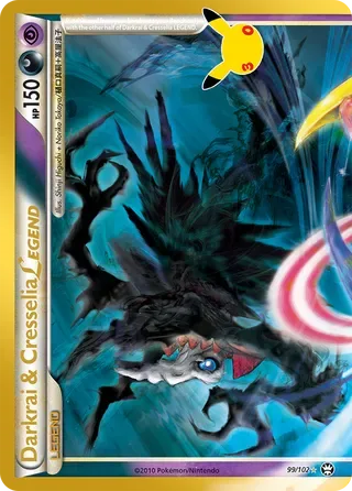 Darkrai & Cresselia LEGEND #TM099 30th Celebration Pokemon card