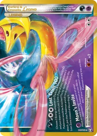 Darkrai & Cresselia LEGEND #TM100 30th Celebration Pokemon card