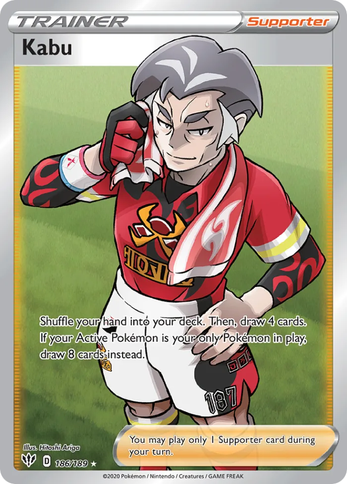 Kabu #186 Darkness Ablaze Pokemon card