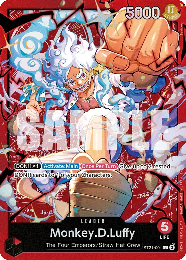 Monkey.D.Luffy RED Monkey.D.Luffy card